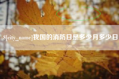 惠州我国的消防日是多少月多少日