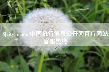 惠州中国执行信息公开网官方网站客服热线