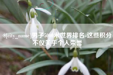 惠州男子5000米世界排名-这些积分不仅关乎个人荣誉