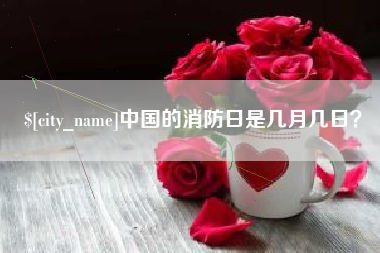 惠州中国的消防日是几月几日？