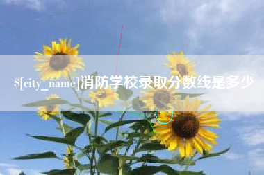 惠州消防学校录取分数线是多少