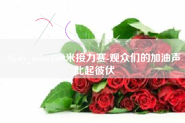 惠州500米接力赛-观众们的加油声此起彼伏