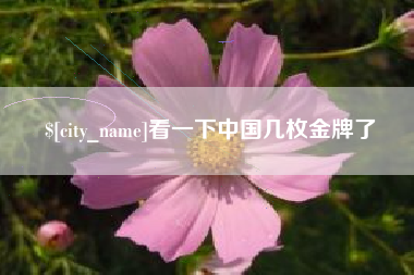 惠州看一下中国几枚金牌了