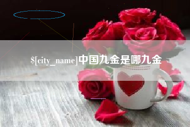 惠州中国九金是哪九金