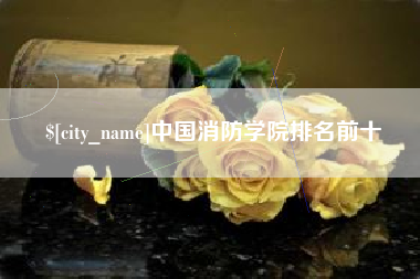 惠州中国消防学院排名前十