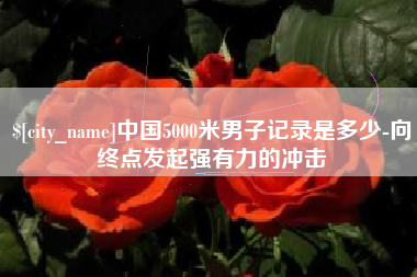 惠州中国5000米男子记录是多少-向终点发起强有力的冲击