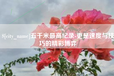惠州五千米最高纪录-更是速度与技巧的精彩博弈
