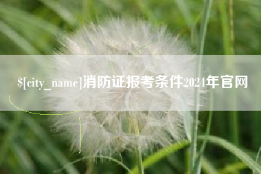 惠州消防证报考条件2024年官网
