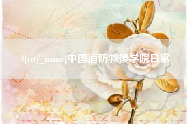 惠州中国消防救援学院日常