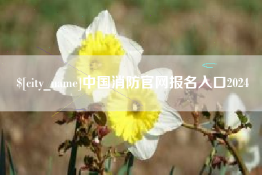 惠州中国消防官网报名入口2024