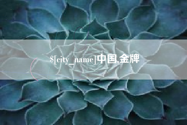惠州中国,金牌