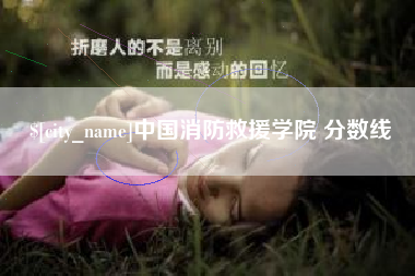 惠州中国消防救援学院 分数线