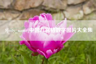 惠州中国九宫格数字图片大全集