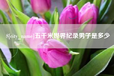 惠州五千米世界纪录男子是多少