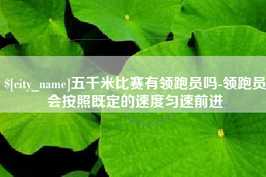 惠州五千米比赛有领跑员吗-领跑员会按照既定的速度匀速前进