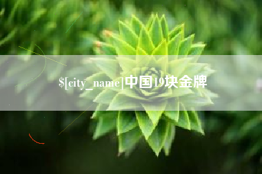 惠州中国19块金牌