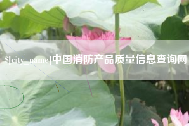 惠州中国消防产品质量信息查询网