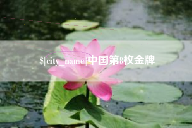 惠州中国第8枚金牌