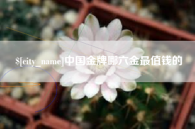 惠州中国金牌哪六金最值钱的