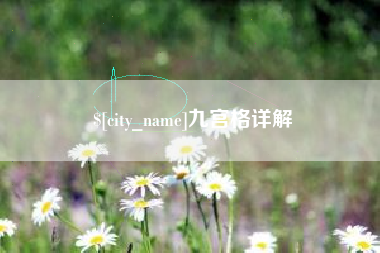 惠州九宫格详解