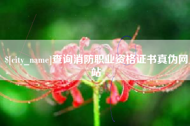 惠州查询消防职业资格证书真伪网站