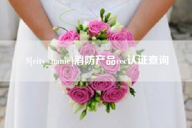 惠州消防产品ccc认证查询