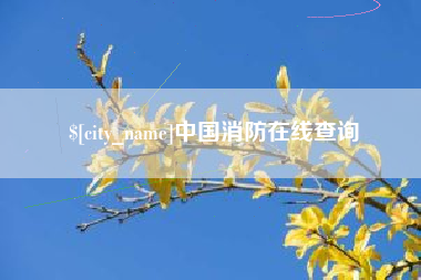 惠州中国消防在线查询