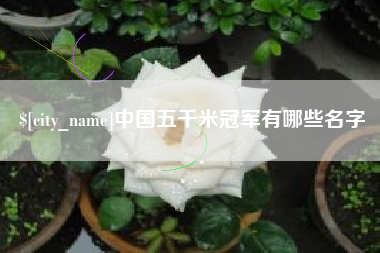 惠州中国五千米冠军有哪些名字